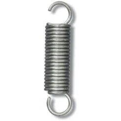 Chapuis Rso4 – Set Di 4 Molle Per Rete Metallico – Acciaio Galvanizzato – Carico Di Lavoro Indicativa 126 kg – Diametro 3 mm – Lunghezza 75 mm, Grigio, Set Di 4 pezzi