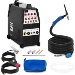 Saldatrice Professionale Inverter Alluminio Ac Dc Tig 200A - 230V Puls 2/4 Tempi