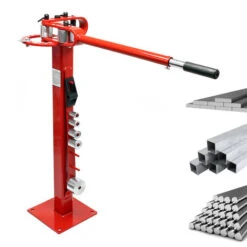 Strumento Manuale Per Piegatura D'acciaio Curva Tubo Officina Uso Versatile Con Piedino