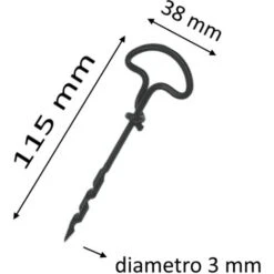 TRIVELLINO PER LEGNO MM.3