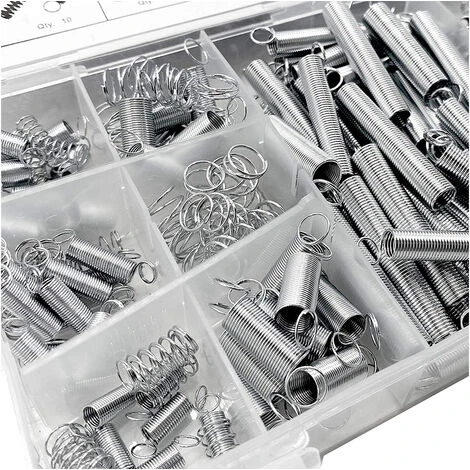 Set 200pz Assortimento Molle Di Espansione Compresse Pressione Multiuso 6 Set 200pz Assortimento Molle Di Espansione Compresse Pressione Multiuso - immagine 4