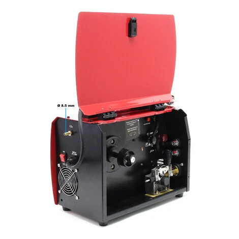 Saldatrice Mobile MIG-MAG 40-180A Adatta Per Filo Di Saldatura 0,6-1,0mm Con Interruttore Termico 6 Saldatrice Mobile MIG-MAG 40-180A Adatta Per Filo Di Saldatura 0,6-1,0mm Con Interruttore Termico - immagine 4