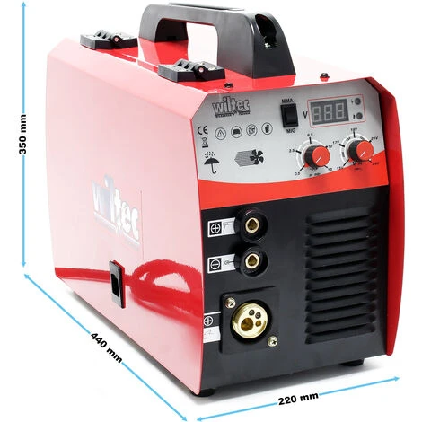 Saldatrice Mobile MIG-MAG 40-180A Adatta Per Filo Di Saldatura 0,6-1,0mm Con Interruttore Termico 7 Saldatrice Mobile MIG-MAG 40-180A Adatta Per Filo Di Saldatura 0,6-1,0mm Con Interruttore Termico - immagine 5