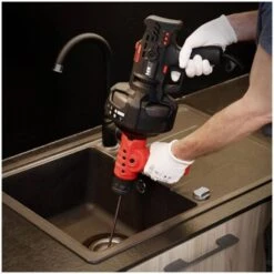 MSW Sonda Sturatubi Elettrica Sgorgatrice Spirale 240W 580 Giri/min 7,5 M Ø 19-40 Mm -Vendite Stanley || Ks Tools || MSW 24397080 4