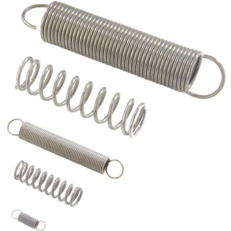 N/A 17451 - Assortimento Di 5 Molle A Trazione In Acciaio Inox 4 N/A 17451 - Assortimento Di 5 Molle A Trazione In Acciaio Inox - immagine 2