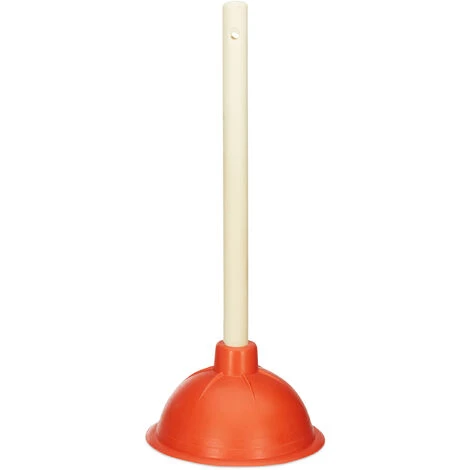 Relaxdays Sturalavandini A Pressione, Ventosa In Gomma, Manico Estraibile E Occhiello, Stura WC & Doccia, Rosso/Naturale 3 Relaxdays Sturalavandini A Pressione, Ventosa In Gomma, Manico Estraibile E Occhiello, Stura WC & Doccia, Rosso/Naturale