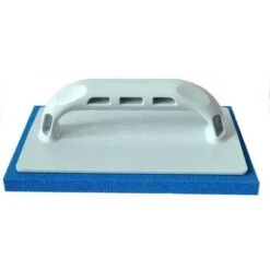 Frattazzo In Gomma Spugna Blu Grana Fine 22x14 Cm