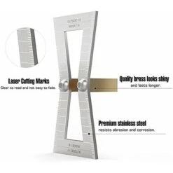Marca A Coda Di Rondine, Guida A Coda Di Rondine Tagliata A Mano Con Scala, 1: 5-1: 6 E 1: 7-1: 8 Modello A Coda Di Rondine Per Lavorazione Del Legno, Denaro (1: 5/1: 6/1: 7/1: 8 ) -Vendite Stanley || Ks Tools || MSW 30854048 5