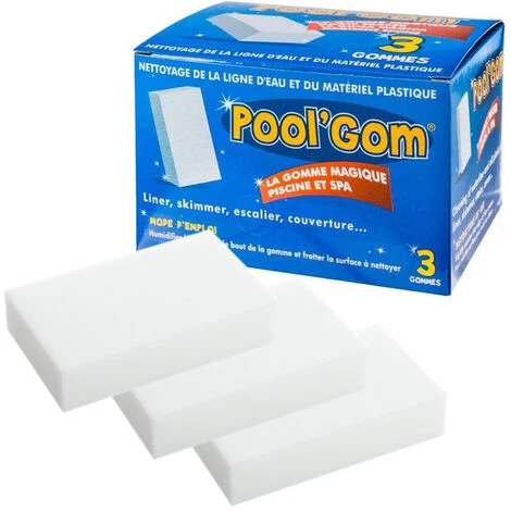 Set Di 3 Spugne Magiche Per Linea Di Galleggiamento - Pool Gom X3 - Toucan 3 Set Di 3 Spugne Magiche Per Linea Di Galleggiamento - Pool Gom X3 - Toucan