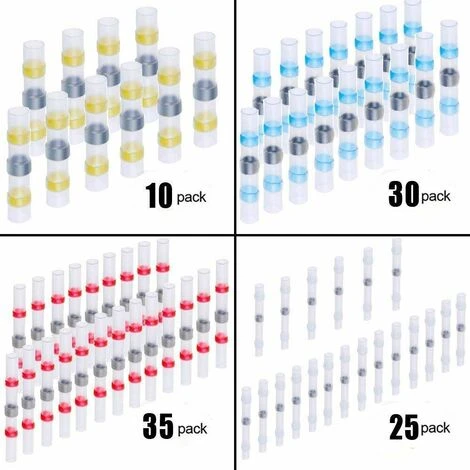 SOEKAVIA Spina A Saldare Da 100 Pezzi Spina Retrattile Connettore Di Testa Connettore A Crimpare Connettore Del Cavo 4 SOEKAVIA Spina A Saldare Da 100 Pezzi Spina Retrattile Connettore Di Testa Connettore A Crimpare Connettore Del Cavo - immagine 2