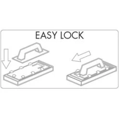 RICAMBIO IN GOMMA SPUGNA SWEEPEX CON TAGLI PER FRATTAZZO 13X30CM CON ATTACCO RAPIDO EASY LOCK - RAIMONDI -Vendite Stanley || Ks Tools || MSW 36951759 2