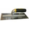 FRATTONE RETTANGOLARE DENTATO MANICO IN GOMMA CM.28X12 DENTATURA 5X7 -Vendite Stanley || Ks Tools || MSW 40579978 1