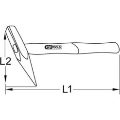 KS TOOLS BRONZEplus Martello Con Penna A Punta 2000 G, Con Manico In Hickory -Vendite Stanley || Ks Tools || MSW 42598316 2
