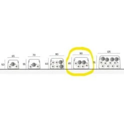 Canal Ice Canalina Pvc 90X65mm Barre 2M (acquisto Miniimo 2 Metri - Prezzo Al Metro) 9802-001-08 -Vendite Stanley || Ks Tools || MSW 46719504 3