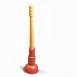 Sturavaso Gomma Rossa Con Manico Legno Verniciato 475400GR