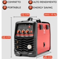 SALDATRICE INVERTER MIG/MAG + MMA TM 223 INV MIG 180 AMPER IGBT PROFESSIONALE -Vendite Stanley || Ks Tools || MSW 5072002 2