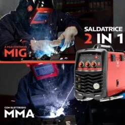SALDATRICE INVERTER MIG/MAG + MMA TM 223 INV MIG 180 AMPER IGBT PROFESSIONALE -Vendite Stanley || Ks Tools || MSW 5072002 3