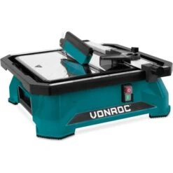 VONROC Tagliapiastrelle 650W-180mm. Raffreddato Ad Acqua. Dimensione Superficie Di Lavoro Di Lavoro 430 X 430mm In Acciaio Inox
