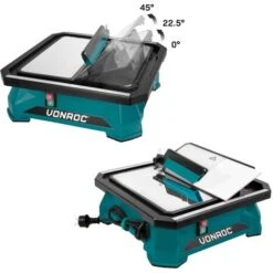 VONROC Tagliapiastrelle 650W-180mm. Raffreddato Ad Acqua. Dimensione Superficie Di Lavoro Di Lavoro 430 X 430mm In Acciaio Inox -Vendite Stanley || Ks Tools || MSW 53718316 3