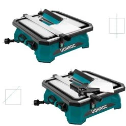 VONROC Tagliapiastrelle 650W-180mm. Raffreddato Ad Acqua. Dimensione Superficie Di Lavoro Di Lavoro 430 X 430mm In Acciaio Inox -Vendite Stanley || Ks Tools || MSW 53718316 4