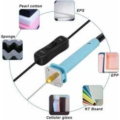 Taglierina Elettrica Per Schiuma, Taglierina Per Polistirolo 100-240 V / 15 W 10 Cm, Penna Per Incisione Elettrica A Filo Caldo Con Taglierina Per Polistirolo Con Adattatore Di Alimentazione 11 Taglierina Elettrica Per Schiuma, Taglierina Per Polistirolo 100-240 V / 15 W 10 Cm, Penna Per Incisione Elettrica A Filo Caldo Con Taglierina Per Polistirolo Con Adattatore Di Alimentazione -Vendite Stanley || Ks Tools || MSW 63845681 5