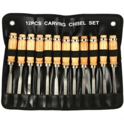 SET 12 PZ SGORBIE PER INTAGLIO SCALPELLI SCALPELLINI UTENSILI LEGNO Art.01020 -Vendite Stanley || Ks Tools || MSW 64002079 2