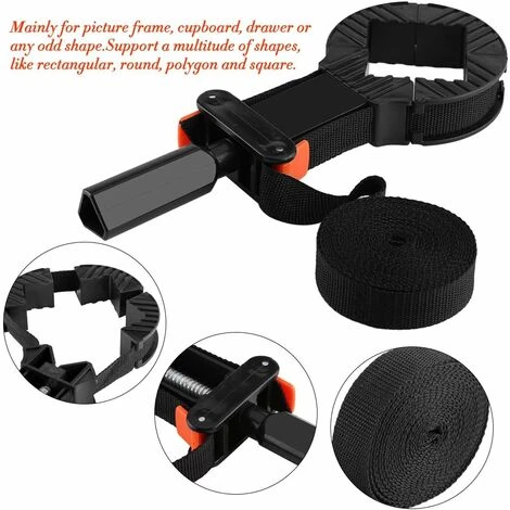 Morsetto A Morsa Angolare Morsetto Regolabile Multifunzione Cornice A Corno Rettangolo Fondato Utensili Per La Lavorazione Del Legno Quadrati 5 Morsetto A Morsa Angolare Morsetto Regolabile Multifunzione Cornice A Corno Rettangolo Fondato Utensili Per La Lavorazione Del Legno Quadrati - immagine 3