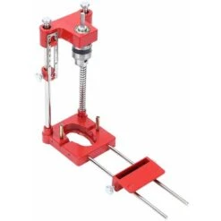 Localizzatore Di Trapano Guida Per Utensili Di Perforazione Portatile Localizzatore Di Trapano Di Precisione Modello Di Strumento Per La Lavorazione Del Legno Di Carpentiere In Acciaio (rosso)