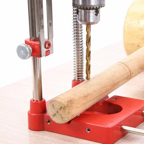 Localizzatore Di Trapano Guida Per Utensili Di Perforazione Portatile Localizzatore Di Trapano Di Precisione Modello Di Strumento Per La Lavorazione Del Legno Di Carpentiere In Acciaio (rosso) 4 Localizzatore Di Trapano Guida Per Utensili Di Perforazione Portatile Localizzatore Di Trapano Di Precisione Modello Di Strumento Per La Lavorazione Del Legno Di Carpentiere In Acciaio (rosso) - immagine 2