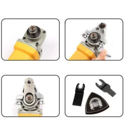 Lama Per Sega Oscillante 14pz Adattatori Smerigliatrice Angolare Multiutensile 8 Lama Per Sega Oscillante 14pz Adattatori Smerigliatrice Angolare Multiutensile -Vendite Stanley || Ks Tools || MSW 67371247 2