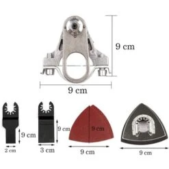 Lama Per Sega Oscillante 14pz Adattatori Smerigliatrice Angolare Multiutensile 9 Lama Per Sega Oscillante 14pz Adattatori Smerigliatrice Angolare Multiutensile -Vendite Stanley || Ks Tools || MSW 67371247 3