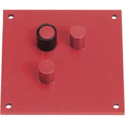 MADE IN ITALY PIASTRA PIEGAFERRO Cm 25 X 20 Ã¸ Mm 22