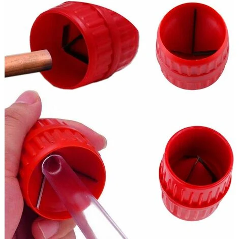 HIASDFLS Sbavatore In Rame, Sbavatore Multistrato Universale Con Lame In Acciaio Temprato Lama Durevole Per Tubo In PVC In Ottone E Alluminio Rame Esterno 5 Mm-38 Mm Interno: 3 Mm-38 Mm 7 HIASDFLS Sbavatore In Rame, Sbavatore Multistrato Universale Con Lame In Acciaio Temprato Lama Durevole Per Tubo In PVC In Ottone E Alluminio Rame Esterno 5 Mm-38 Mm Interno: 3 Mm-38 Mm - immagine 5