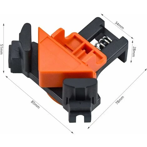 MINKUROW Set Di 4 Morsetti Ad Angolo Retto Per La Lavorazione Del Legno, Morsetto Ad Angolo Retto Da 90 Gradi Per La Lavorazione Del Legno, Morsa A Molla Strumenti Per La Lavorazione Del Legno 4 MINKUROW Set Di 4 Morsetti Ad Angolo Retto Per La Lavorazione Del Legno, Morsetto Ad Angolo Retto Da 90 Gradi Per La Lavorazione Del Legno, Morsa A Molla Strumenti Per La Lavorazione Del Legno - immagine 2