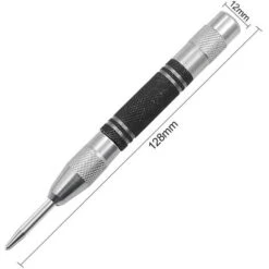 Punzone Centrale Automatico, Punzone Centrale A Molla In 2 Pezzi Con Tensione Regolabile, Punzone Centrale Con Punzoni Di Ricambio Per Legno Metallico -Vendite Stanley || Ks Tools || MSW 73829525 3