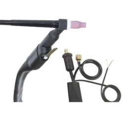 Torcia TIG GYS SR17L (Lamella) - Raffreddata Ad Aria - 4 M - Connessione 35/50 + Spina 3pts (tipo DIN) - 044449
