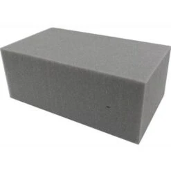 SPUGNA IN POLIURETANO Colore GRIGIO MAURER 180X100X80 Mm