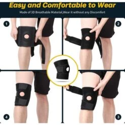 Ginocchio Rotondo Con Stabilizzatori Laterali Di Supporto E Cinghie Magiche Regolabili -Vendite Stanley || Ks Tools || MSW 76873539 3