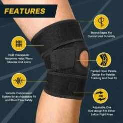 Ginocchio Rotondo Con Stabilizzatori Laterali Di Supporto E Cinghie Magiche Regolabili -Vendite Stanley || Ks Tools || MSW 76873539 5