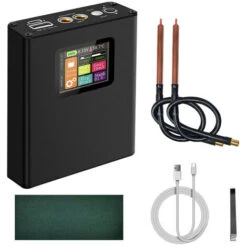 Saldatrice A Punti Multi-protezione Saldatrice A Batteria Al Litio Kit Completo Fai-da-te Per Fogli Nichelati Da 0,25 Mm E Fogli Di Nichel Puro Da 0,15 Mm