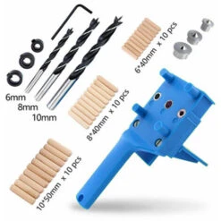 41Pcs Kit Di Guida Per Trapano Per La Lavorazione Del Legno Localizzatore Di Fori Dritti Perni Di Riferimento Strumento Per Fori Per Trapano Per Legno (verde) 11 41Pcs Kit Di Guida Per Trapano Per La Lavorazione Del Legno Localizzatore Di Fori Dritti Perni Di Riferimento Strumento Per Fori Per Trapano Per Legno (verde) -Vendite Stanley || Ks Tools || MSW 77496212 5