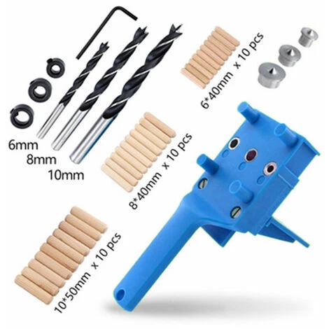 41Pcs Kit Di Guida Per Trapano Per La Lavorazione Del Legno Localizzatore Di Fori Dritti Perni Di Riferimento Strumento Per Fori Per Trapano Per Legno (verde) 7 41Pcs Kit Di Guida Per Trapano Per La Lavorazione Del Legno Localizzatore Di Fori Dritti Perni Di Riferimento Strumento Per Fori Per Trapano Per Legno (verde) - immagine 5