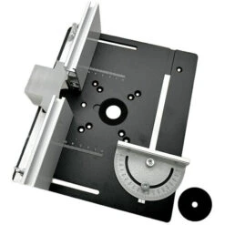 Set Di 3 Piastre Di Inserimento Del Tavolo Del Router Lega Di Alluminio Fresatura Del Legno Flip Board Rifilatrice Macchina Per Incisione Utensili Ausiliari Banchi Per La Lavorazione Del Legno (nero,