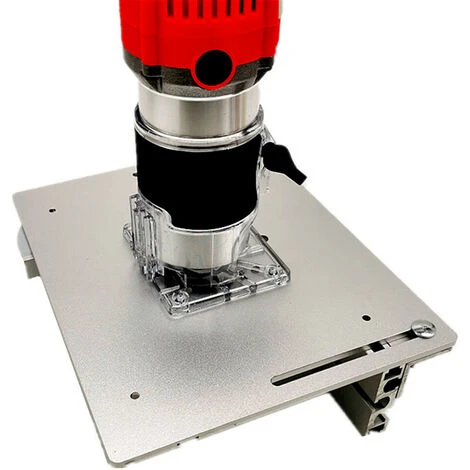 Set Di 3 Piastre Di Inserimento Del Tavolo Del Router Lega Di Alluminio Fresatura Del Legno Flip Board Rifilatrice Macchina Per Incisione Utensili Ausiliari Banchi Per La Lavorazione Del Legno (nero, 7 Set Di 3 Piastre Di Inserimento Del Tavolo Del Router Lega Di Alluminio Fresatura Del Legno Flip Board Rifilatrice Macchina Per Incisione Utensili Ausiliari Banchi Per La Lavorazione Del Legno (nero, - immagine 5