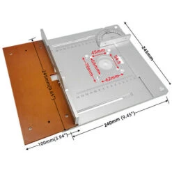 Tavolo Del Router Piastra Di Inserimento Lega Di Alluminio Fresatura Del Legno Tavola Ribaltabile Rifilatrice Incisione Strumento Ausiliario Banchi Per La Lavorazione Del Legno (argento, Solo Piastra) -Vendite Stanley || Ks Tools || MSW 78392420 4