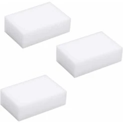 50 Spugnette Magiche, La Spugna Ideale Per La Pulizia Di Tutti I Tipi Di Sporco E Impurità In Cucina, Bagno, Mobili, Porte, Accessori Per Computer (10 X 6 X 2 Cm, Bianco) -Vendite Stanley || Ks Tools || MSW 79337240 5