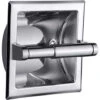 Porta Carta Igienica Ad Incasso In Acciaio Inossidabile Portarotolo Moderno Per Cucina Bagno Toilette Cromo -Vendite Stanley || Ks Tools || MSW 79471106 1