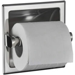 Porta Carta Igienica Ad Incasso In Acciaio Inossidabile Portarotolo Moderno Per Cucina Bagno Toilette Cromo -Vendite Stanley || Ks Tools || MSW 79471106 3