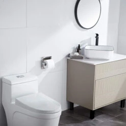 Porta Carta Igienica Ad Incasso In Acciaio Inossidabile Portarotolo Moderno Per Cucina Bagno Toilette Cromo -Vendite Stanley || Ks Tools || MSW 79471106 4