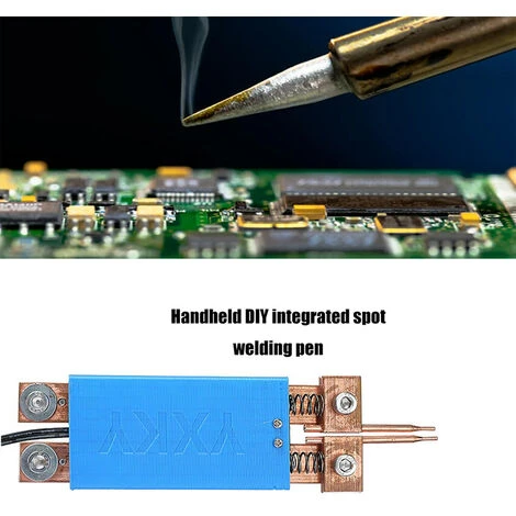 Penna Per Saldatura A Punti Portatile 18650 Penna A Grilletto Automatico Per Saldatrice A Punti Penna Per Saldatura Integrata Nera (nero) 6 Penna Per Saldatura A Punti Portatile 18650 Penna A Grilletto Automatico Per Saldatrice A Punti Penna Per Saldatura Integrata Nera (nero) - immagine 4